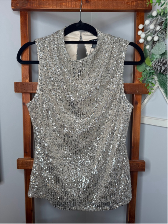 Cable & Gauge Tops - Cable & Gauge Sequin Sleeveless Top – NWT